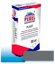 Гипсовая штукатурка пластичная Perel Plast, серая, 30 кг