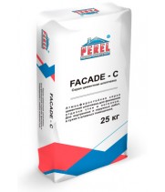 Шпатлевка цементная Facade - c, серая, 25 кг