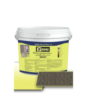 Цветная декоративная затирка Prime Grout, серая, 6 кг