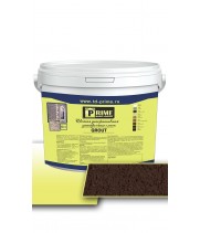 Цветная декоративная затирка Prime Grout, коричневая, 6 кг