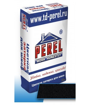 Черная цветная затирочная смесь Perel RL, 25 кг