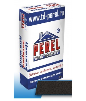 Темно-серая цветная затирочная смесь Perel RL, 25 кг