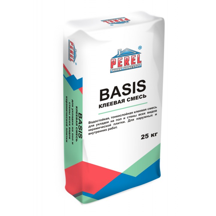 Клеевая смесь Perel BASIS 25 кг