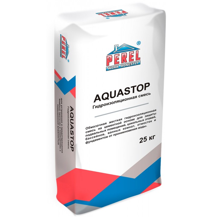 Гидроизоляционная смесь Perel Aquastop, 25 кг